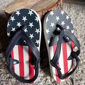 GAP Kids Stars and Stripes Flip Flops